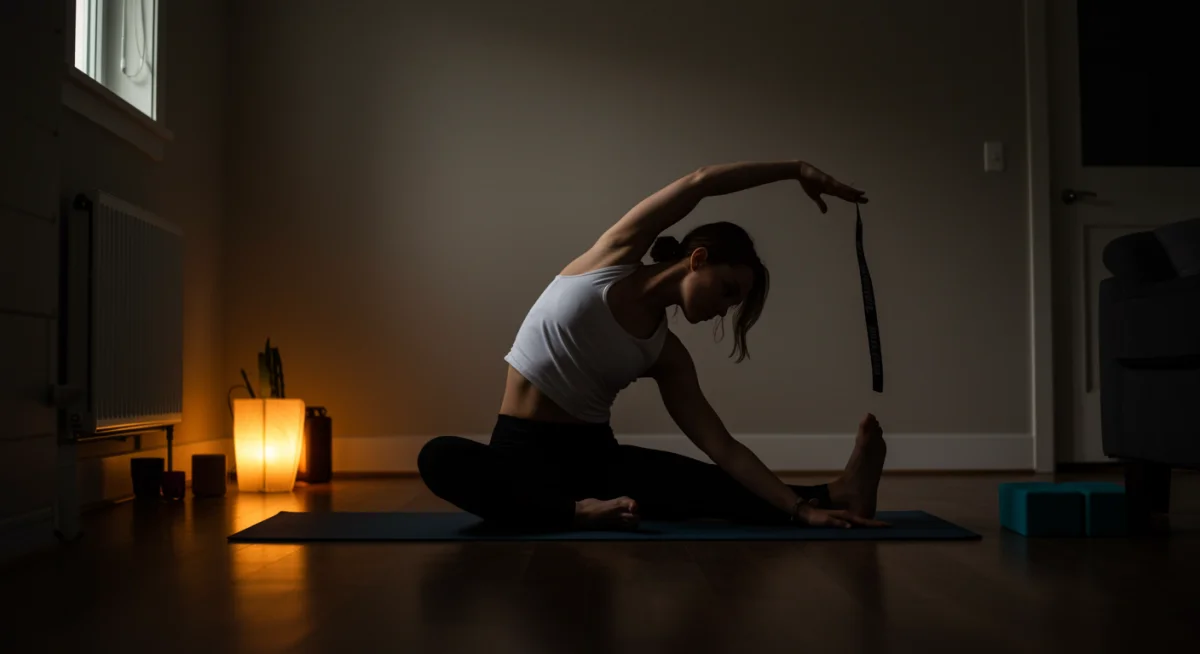 Gentle evening stretches for better sleep