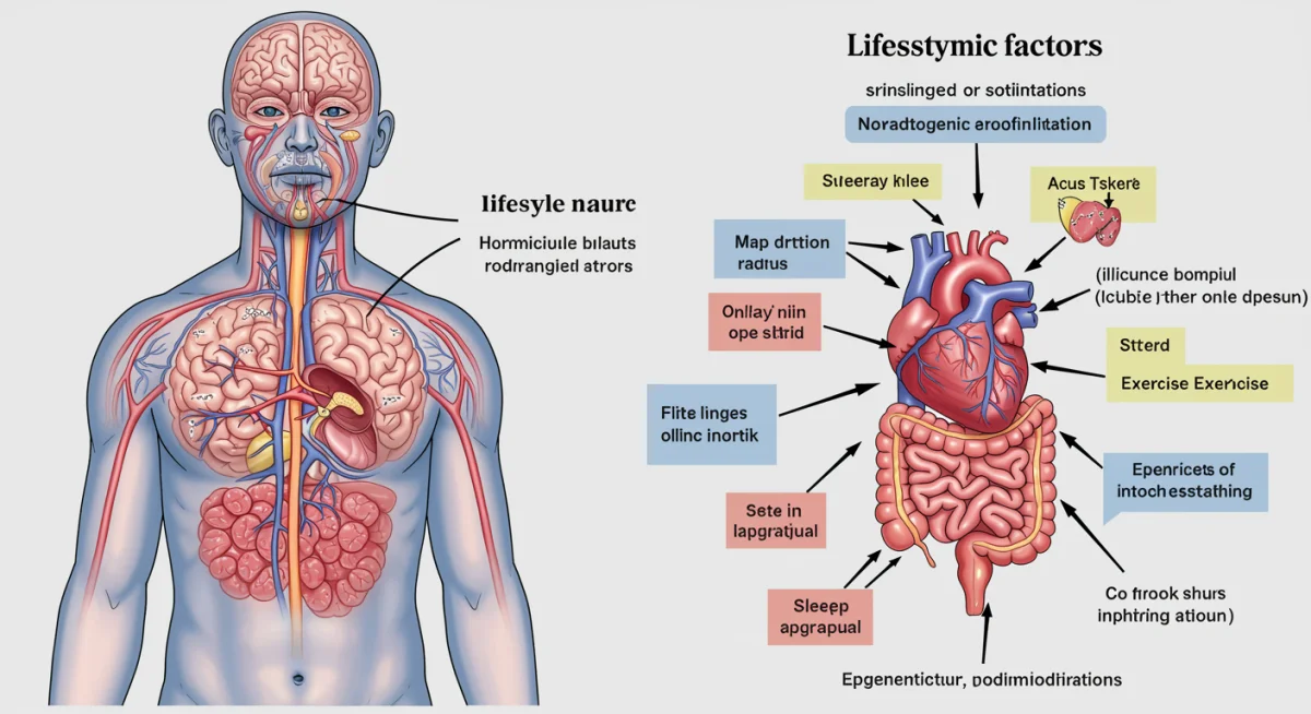 Interconnected systems of the human body influenced by lifestyle choices