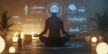 Futuristic meditation for stress reduction in 2026